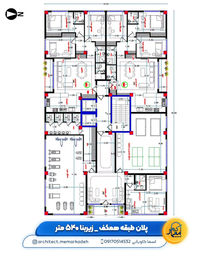 آپارتمان 8 طبقه