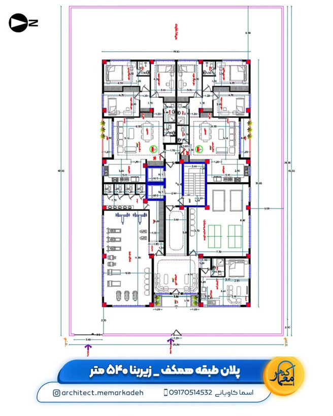 آپارتمان 8 طبقه
